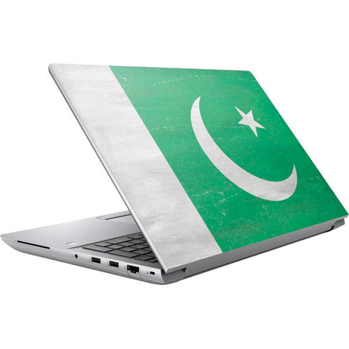 Pakistan Flag Distressed HP ZBook Fury 16 G10 Skin